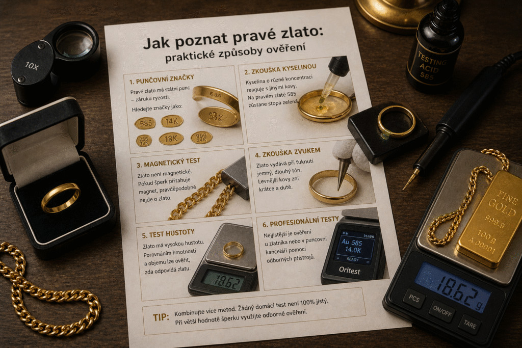 Jak poznat pravé zlato: praktické způsoby ověření