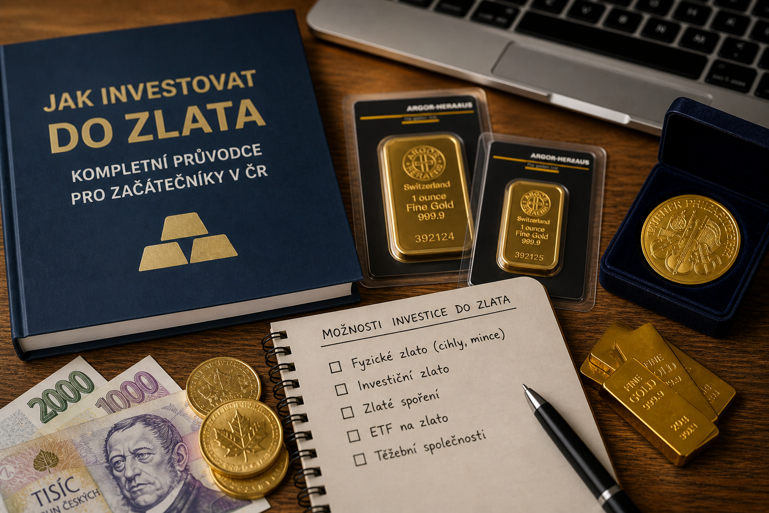 Jak investovat do zlata: kompletní průvodce pro začátečníky v ČR